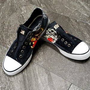 FAMOUS tattoo Ed Hardy sneakers